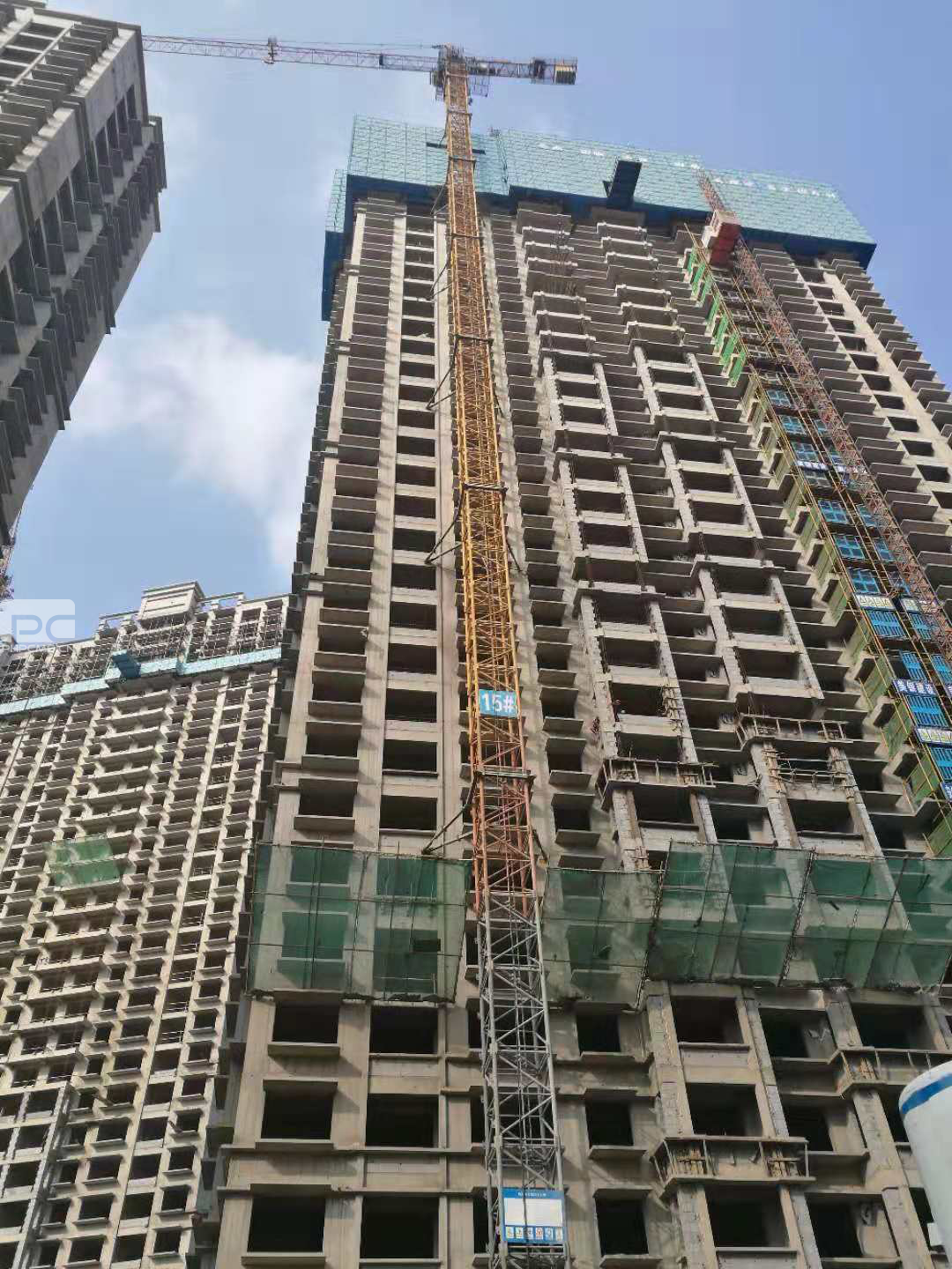 富友慧明在泰安某工地排除塔机重大安全隐患(图2)